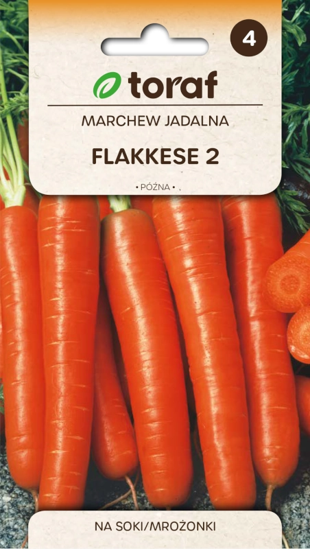 Toraf Marchew Jadalna Flakkese 2 nasiona 2 sklep rajogrodnika